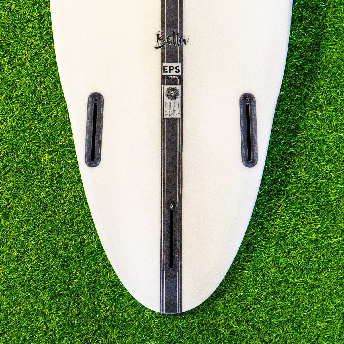 Bella EPS Truelite Series Surfboard - Clear/Red