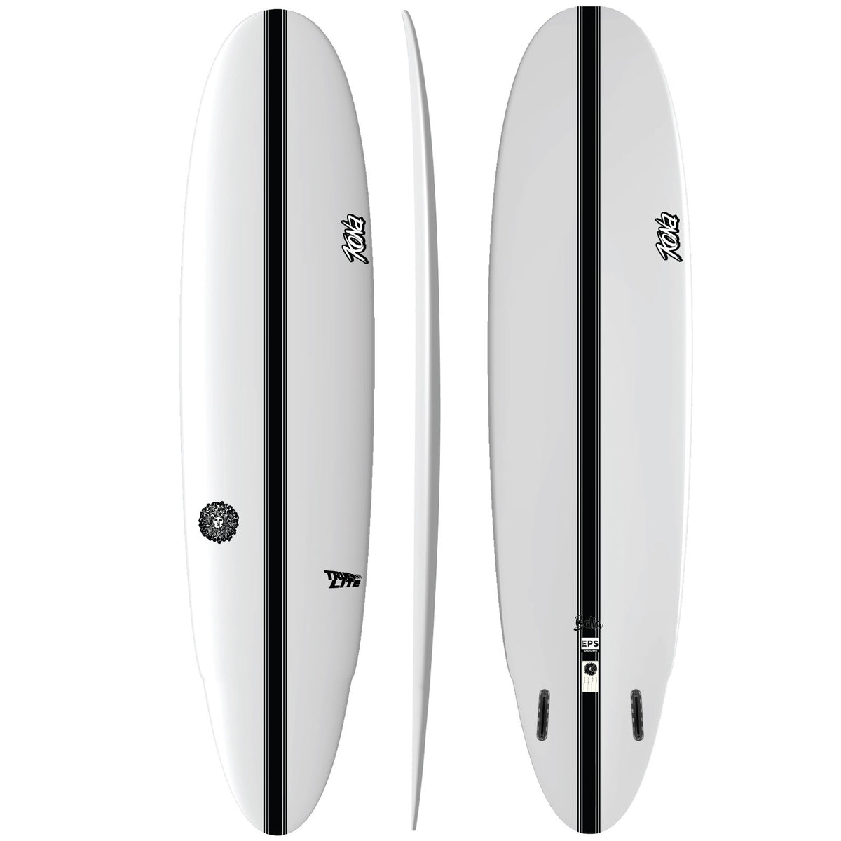 Bella EPS Truelite Series Surfboard - Clear/White