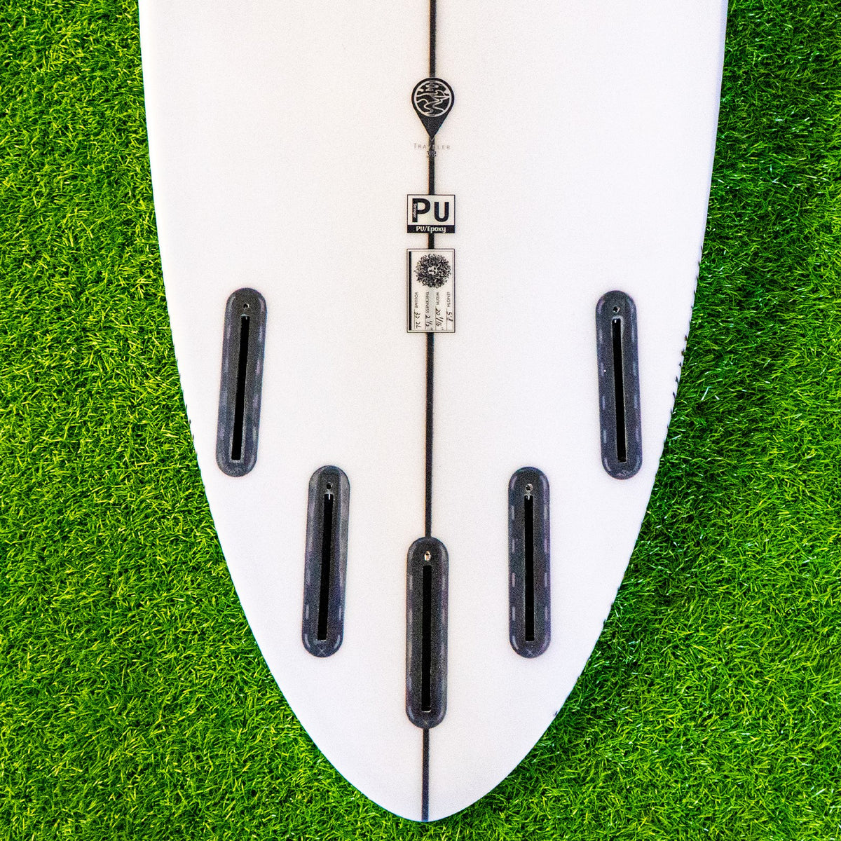 Traveler V2 PU Series Surfboard - Clear/Blue
