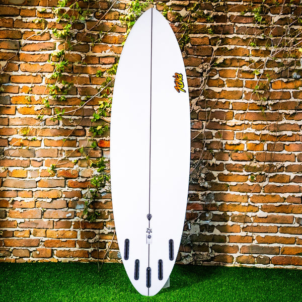 Traveler V2 PU Series Surfboard - Clear/Red