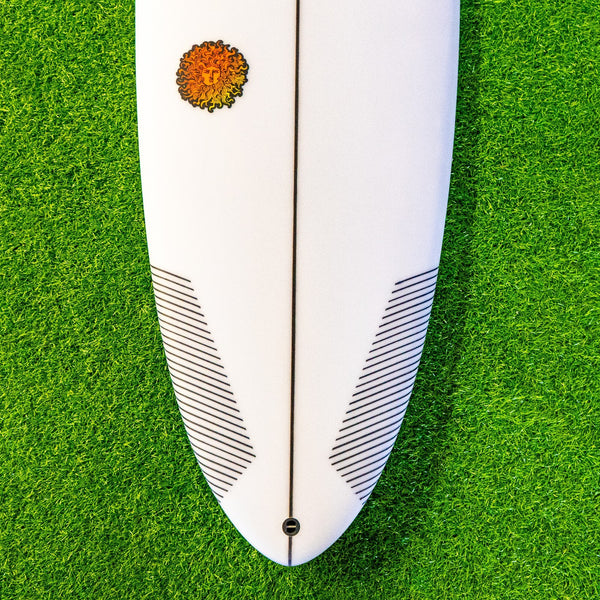 Traveler V2 PU Series Surfboard - Clear/Red