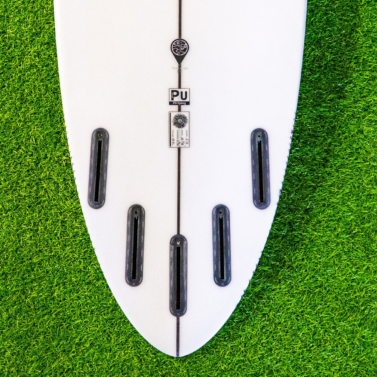 Traveler V2 PU Series Surfboard - Clear/White