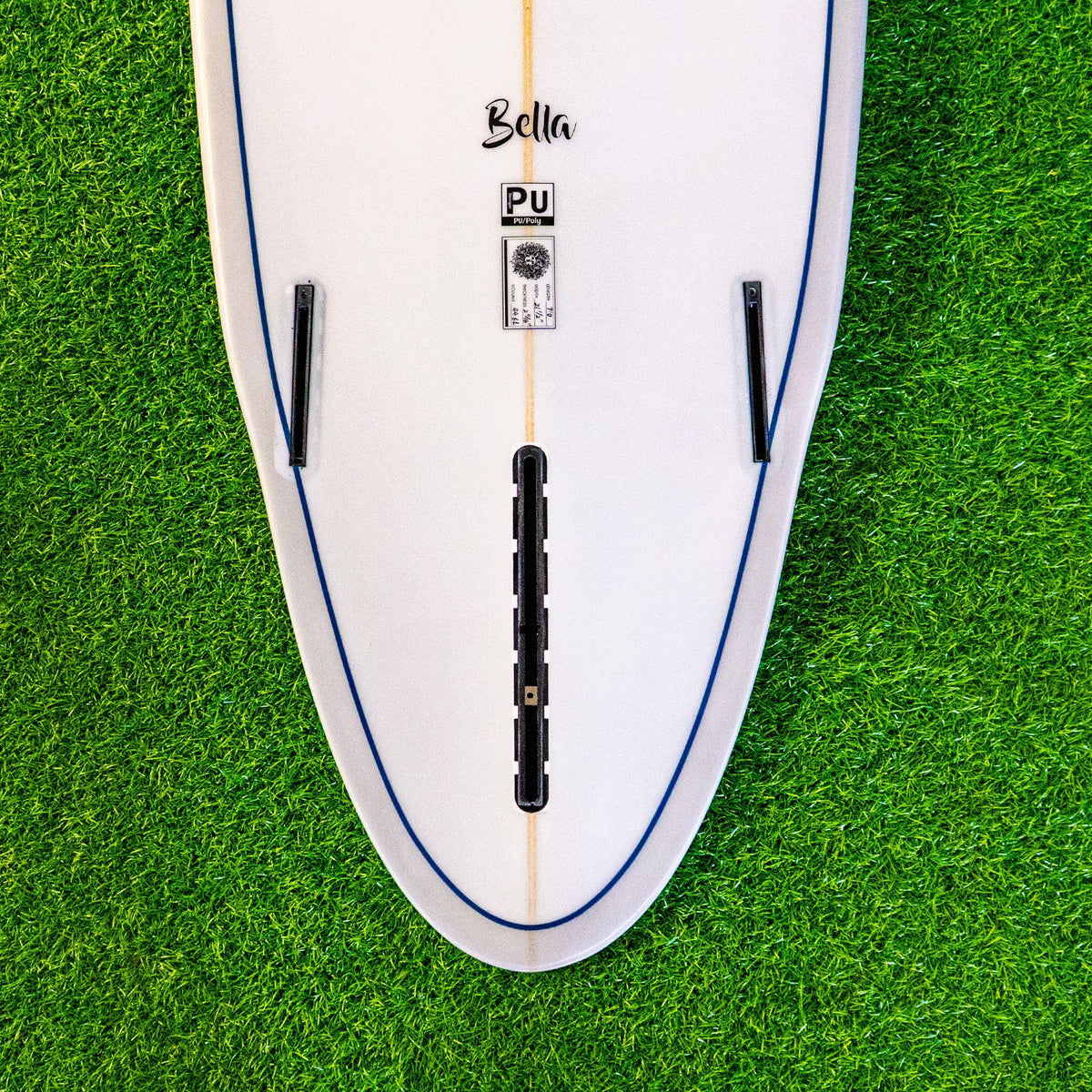 Bella PU Series Surfboard - Cool Grey Inlay