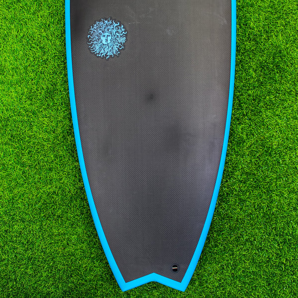 Wasabi EPS Dark Phantom Series Surfboard - Blue