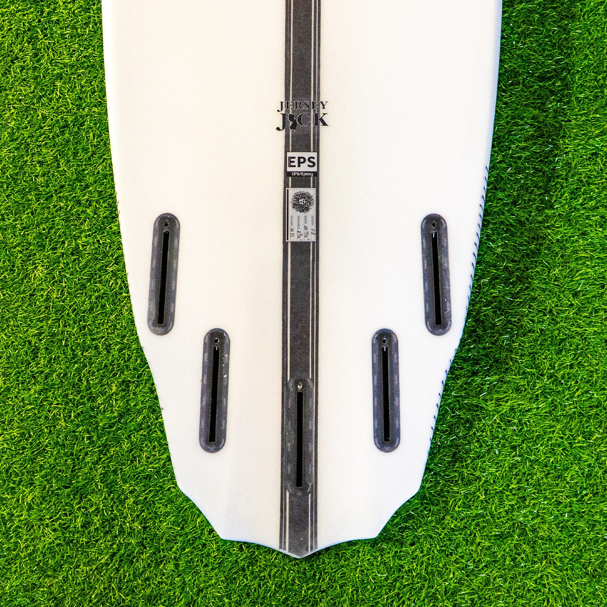 Jersey Jack EPS Truelite Series Surfboard - Clear/Red