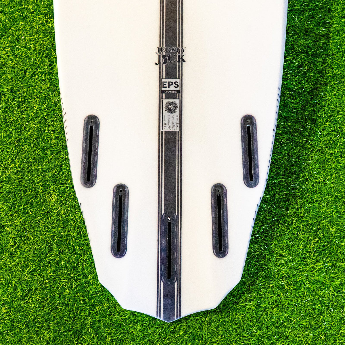 Jersey Jack EPS Truelite Series Surfboard - Clear/White