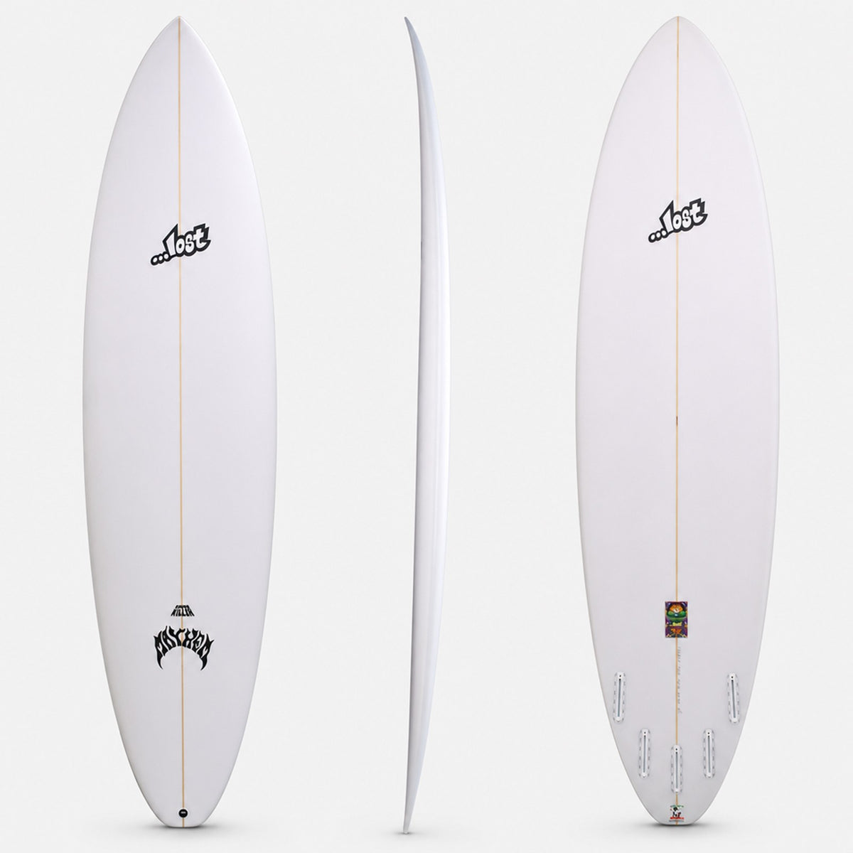 Lost Crowd Killer Round Surfboard - White