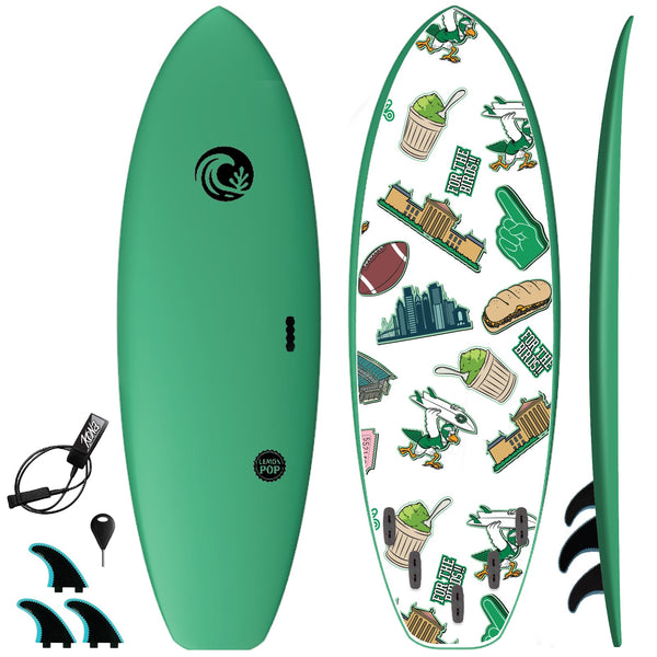 Koa Lemon Pop Softboard