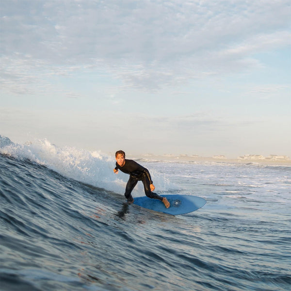 Zephyr - Soft Top Foam Surfboard - Includes Leash and Fins