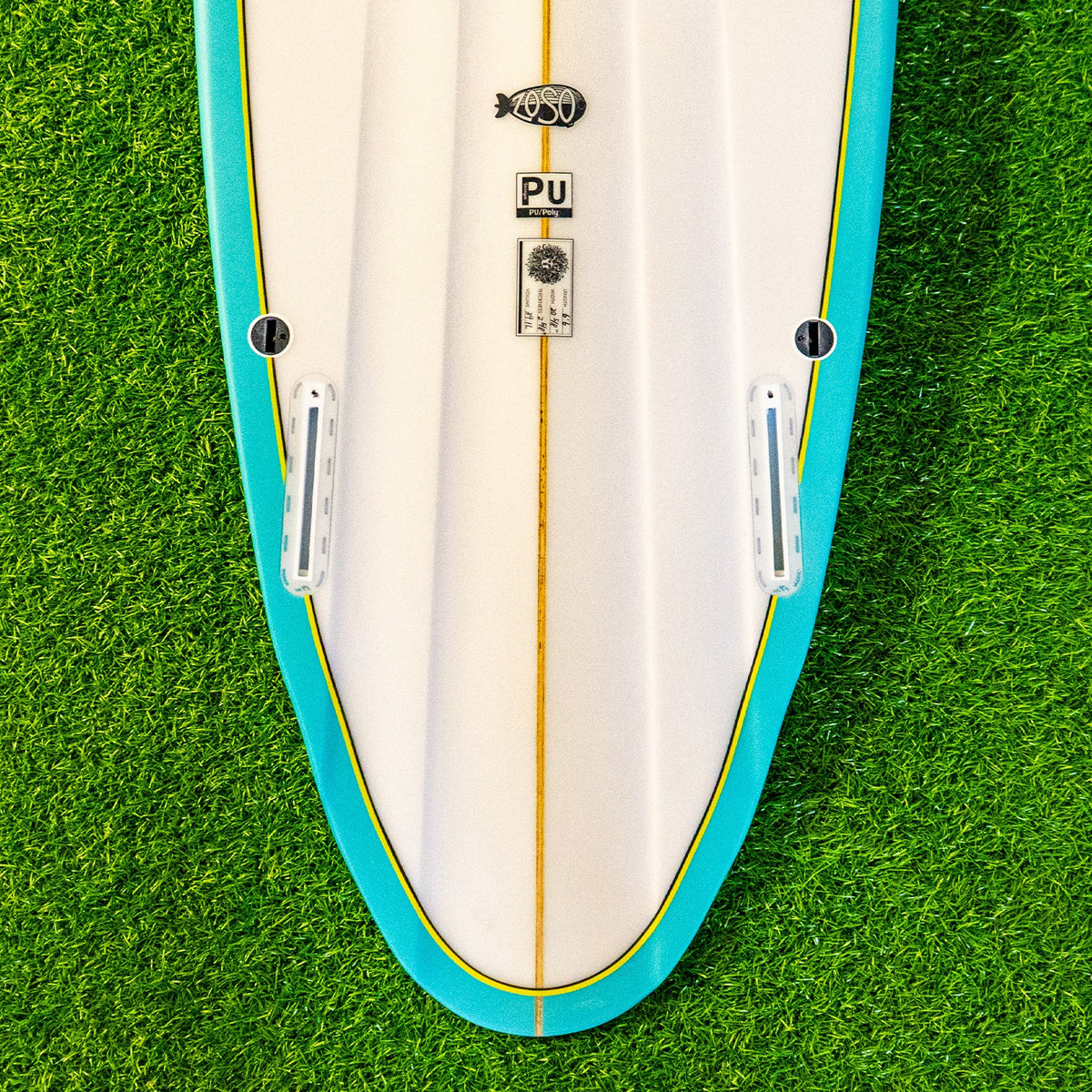 ZoSO PU Series Surfboard - Baby Blue/White