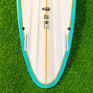 ZoSO PU Series Surfboard - Baby Blue/White