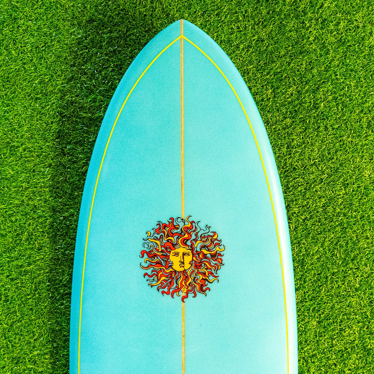 ZoSO PU Series Surfboard - Baby Blue/White