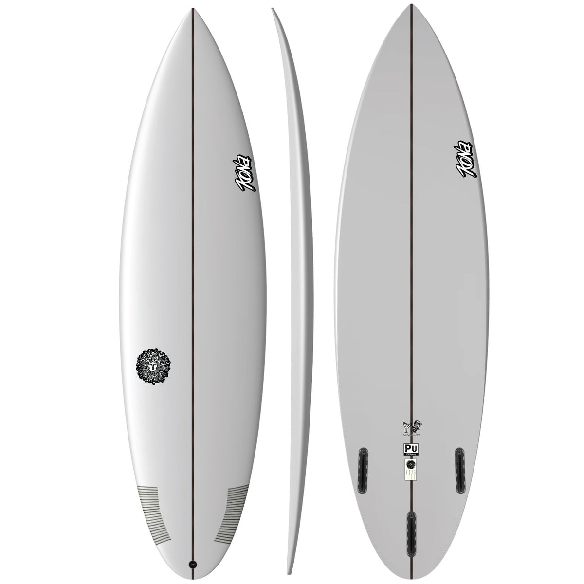 Slingshot PU Series Surfboard - White