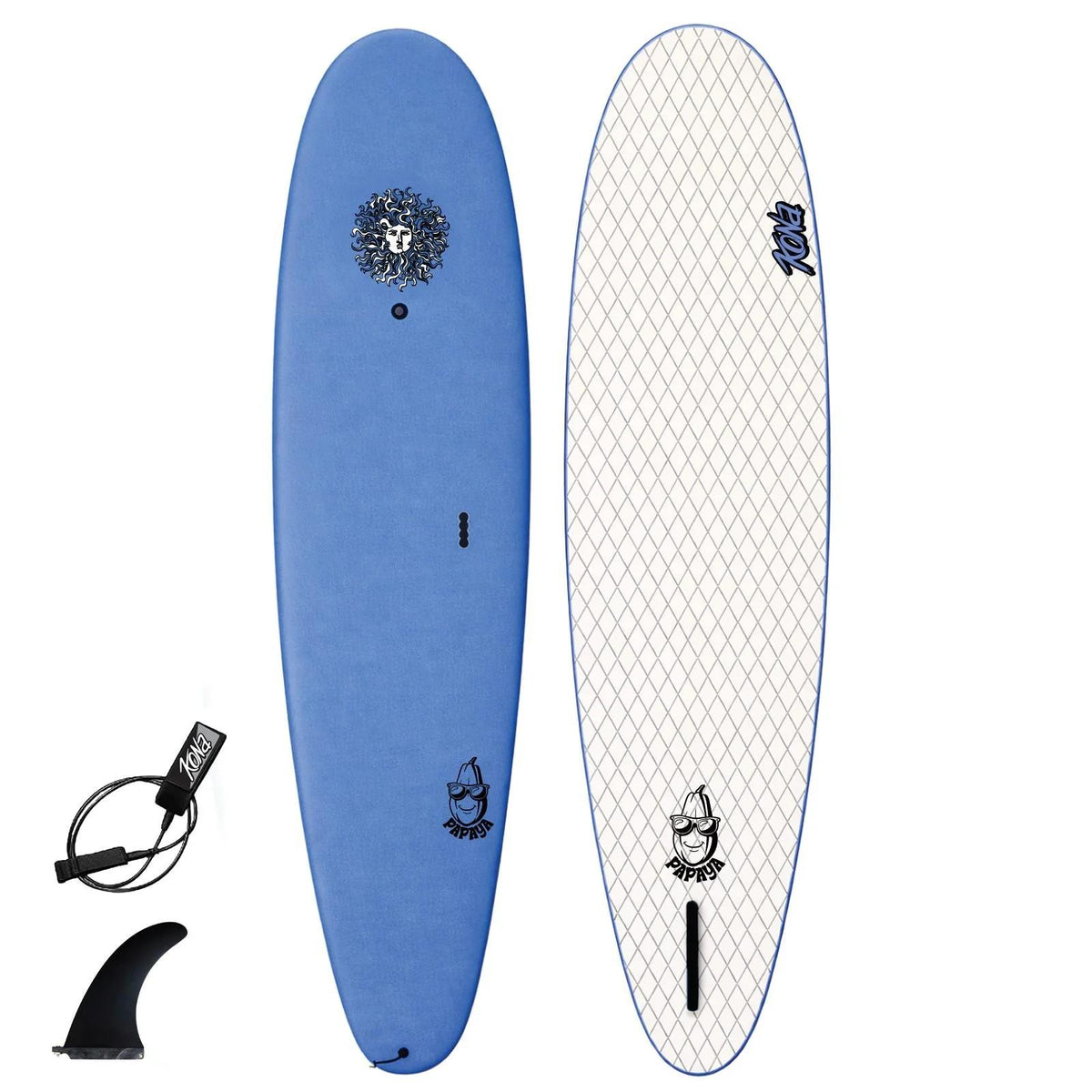 Papaya Softboard Rental - Lt Blue