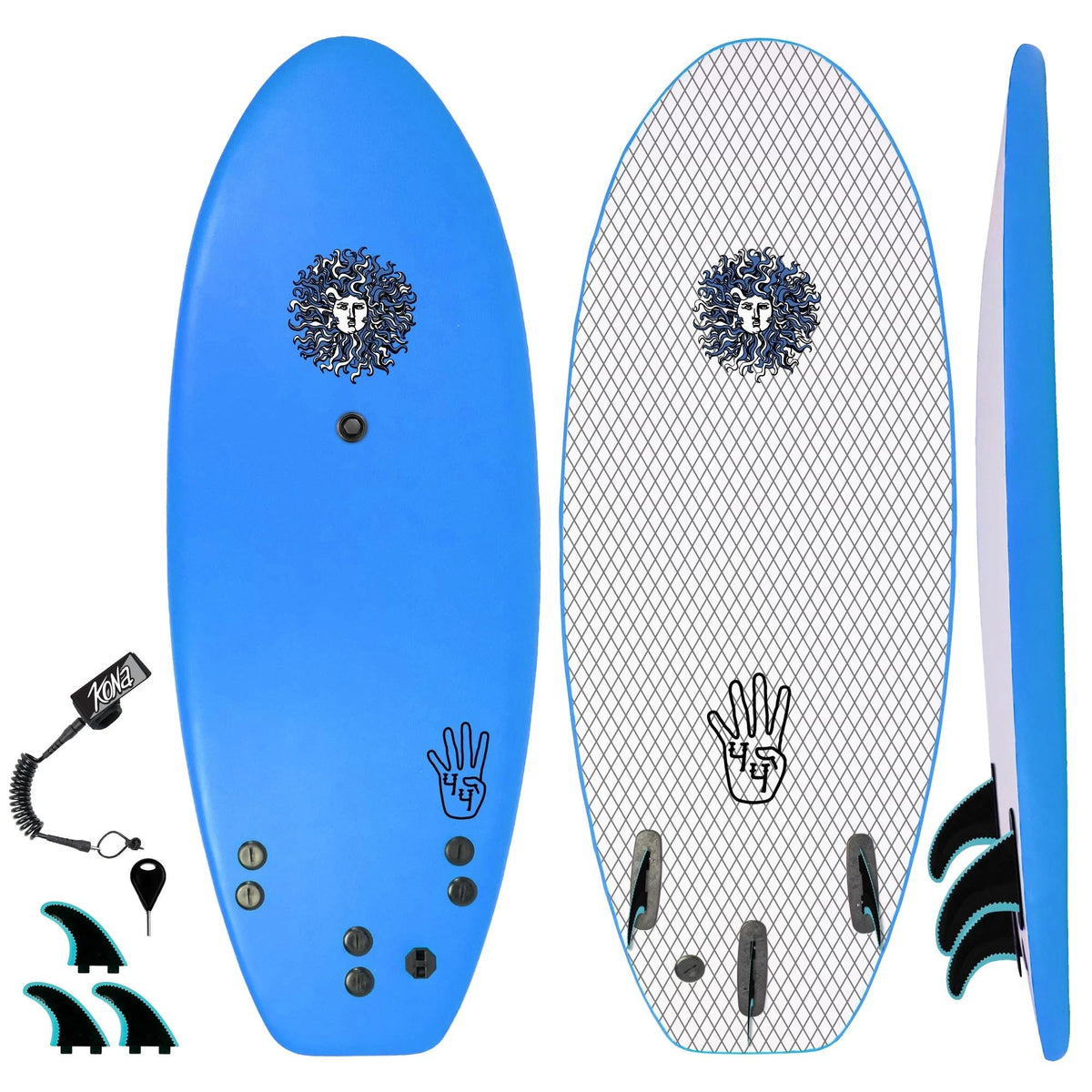 4-4 Softboard Rental - Lt Blue