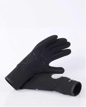 Rip Curl F-bomb 3/2 5 Finger Wetsuit Gloves - Black
