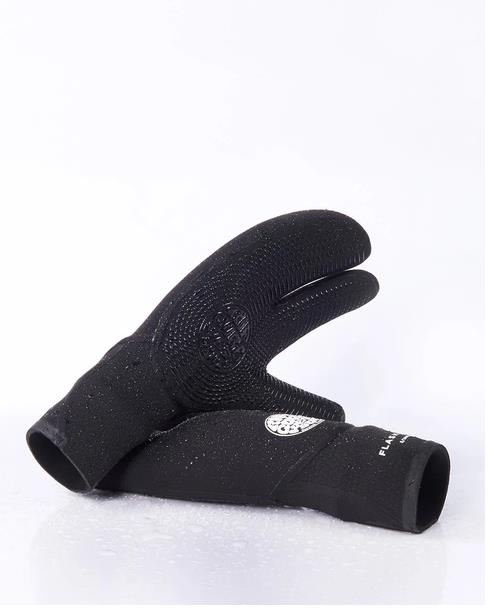 Rip Curl Flashbomb 5/3 3 Finger Wetsuit Gloves - Black