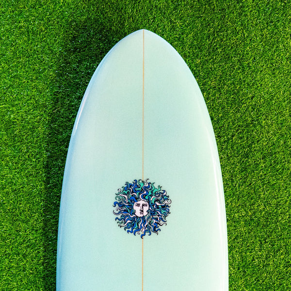 Mini Buddha EPS Series Surfboard - Blue Fade
