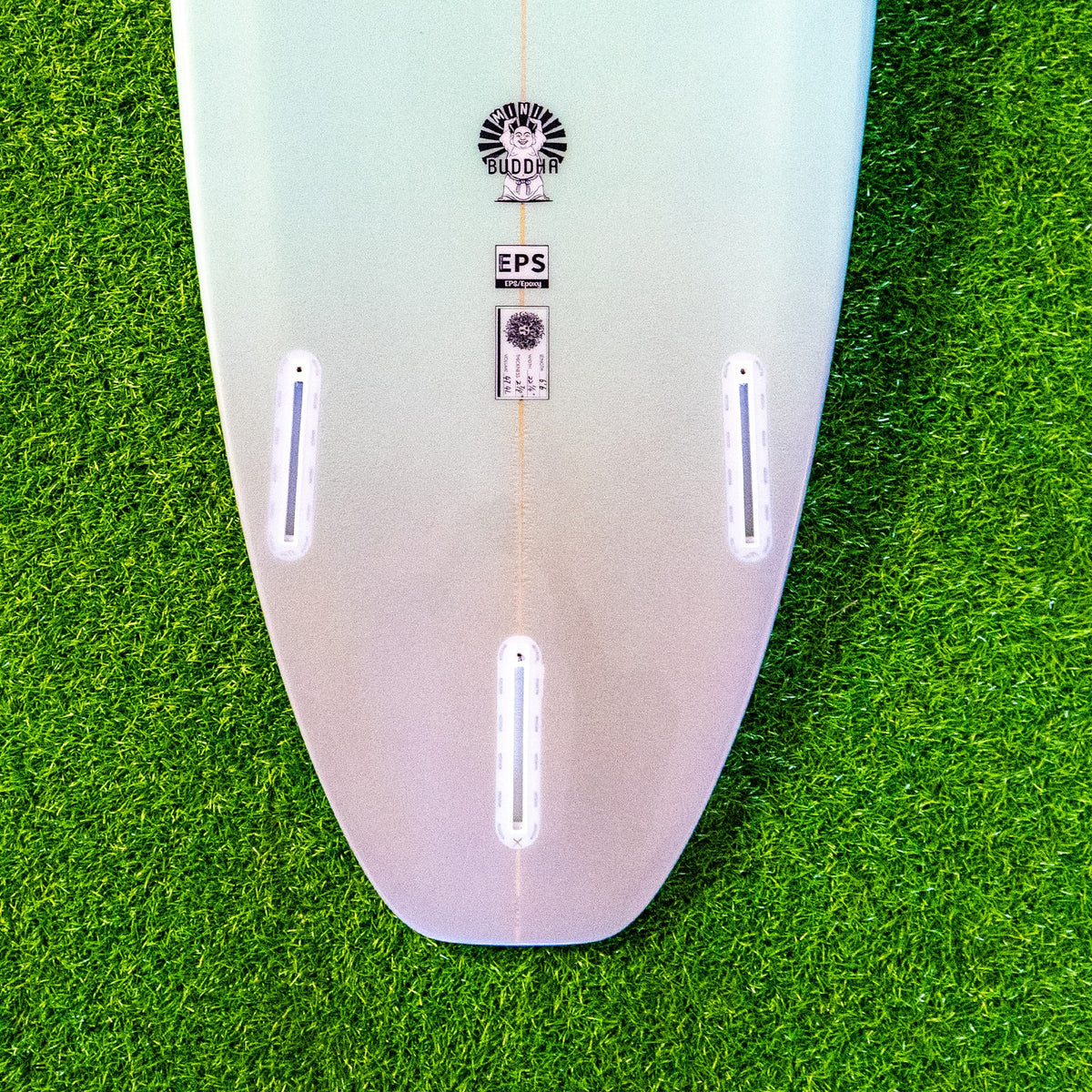 Mini Buddha EPS Series Surfboard - Blue Fade