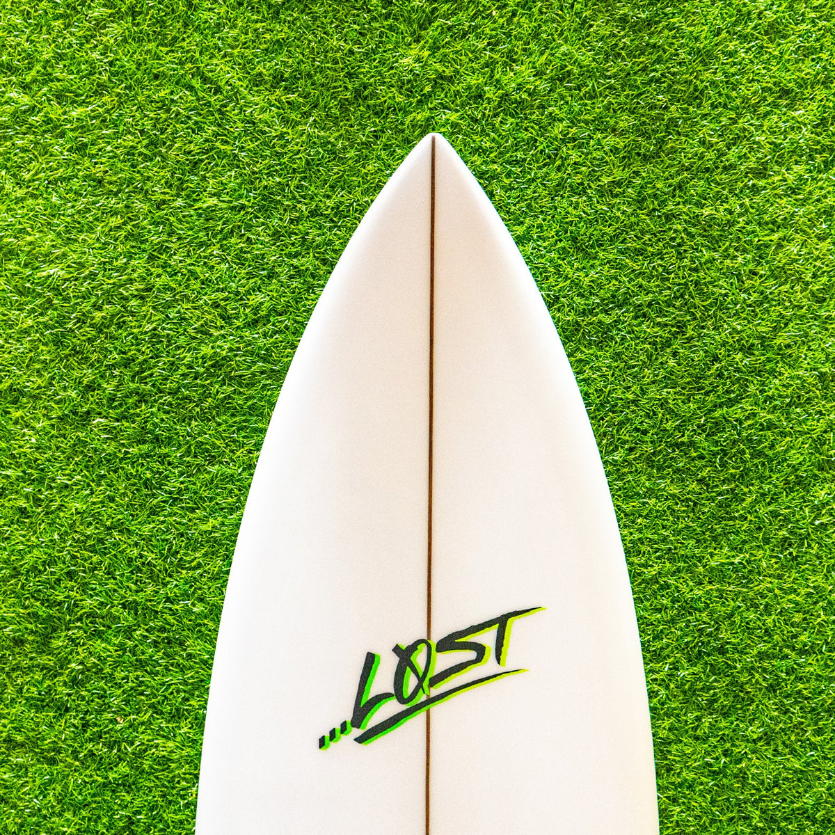 Lost Ripper Surfboard - White/Green