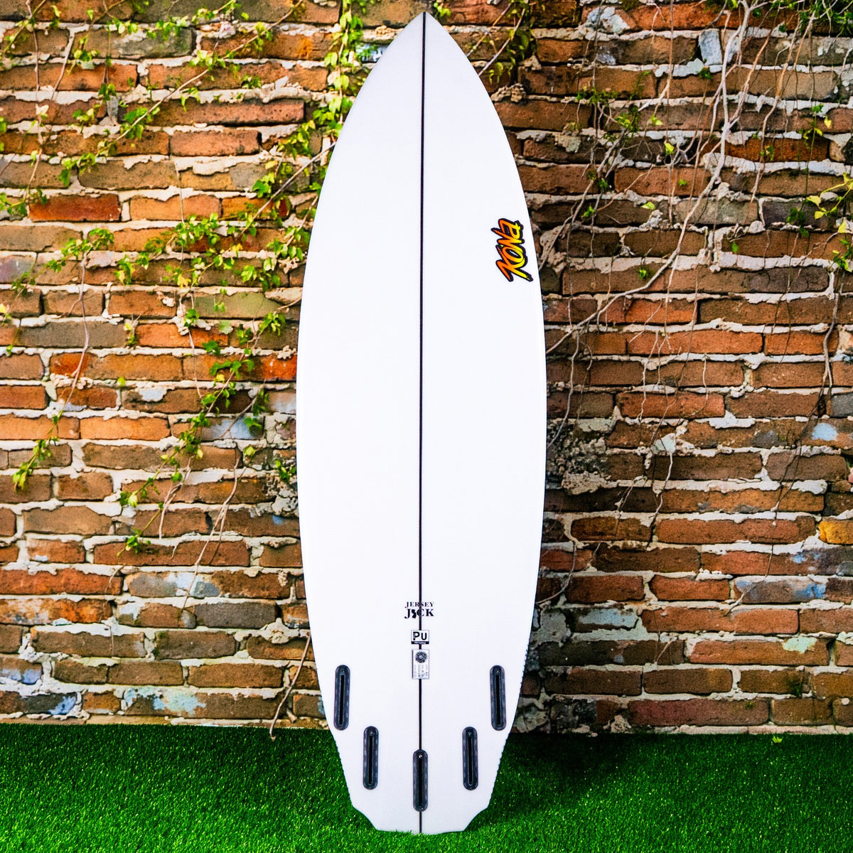 Jersey Jack PU Series Surfboard - Clear/Red