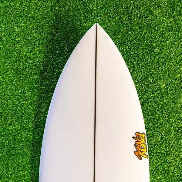 Jersey Jack PU Series Surfboard - Clear/Red