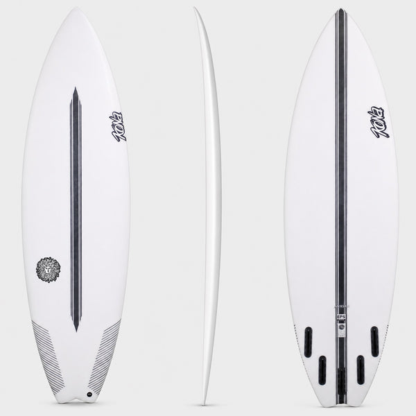 Wasabi EPS Truelite Series Surfboard - Clear/White