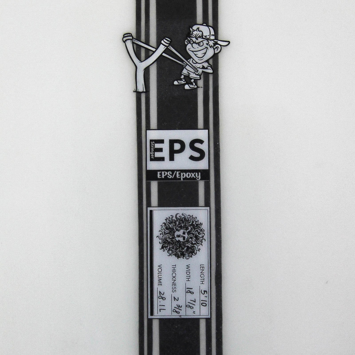 Slingshot EPS Truelite Series Surfboard - Clear/Green