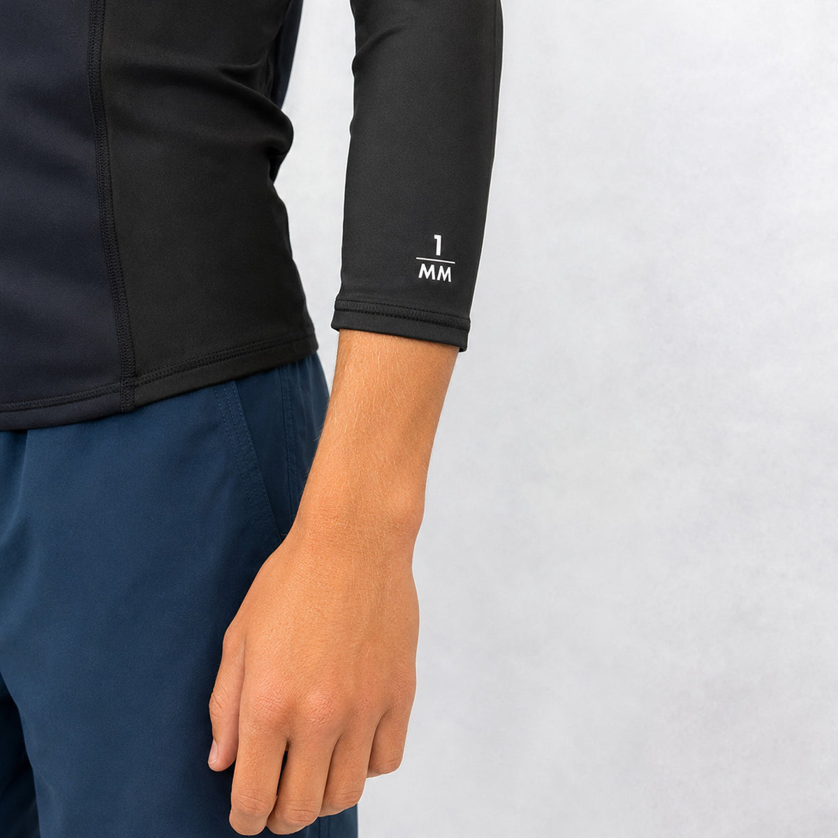 Go 1.5MM Neostretch S/S Jacket Mens Wetsuit Top - Black