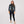 Script 3/2MM Flatlock Backzip Womens Full Wetsuit - Black/Blue