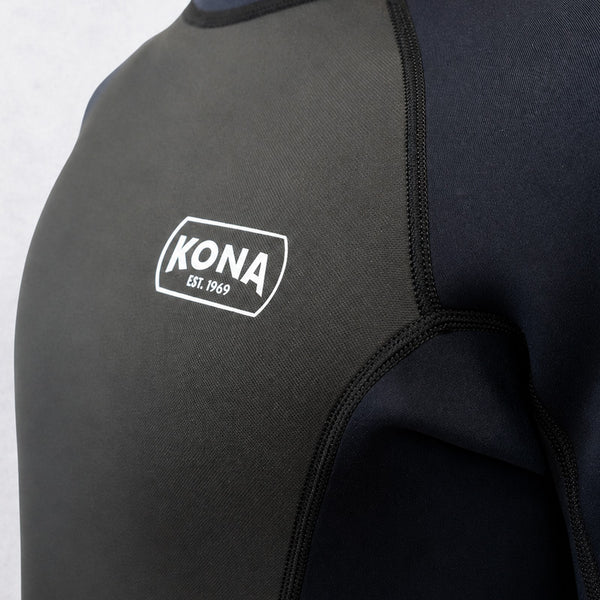 Union 3/2mm Flatlock Backzip Youth Full Wetsuit - Black