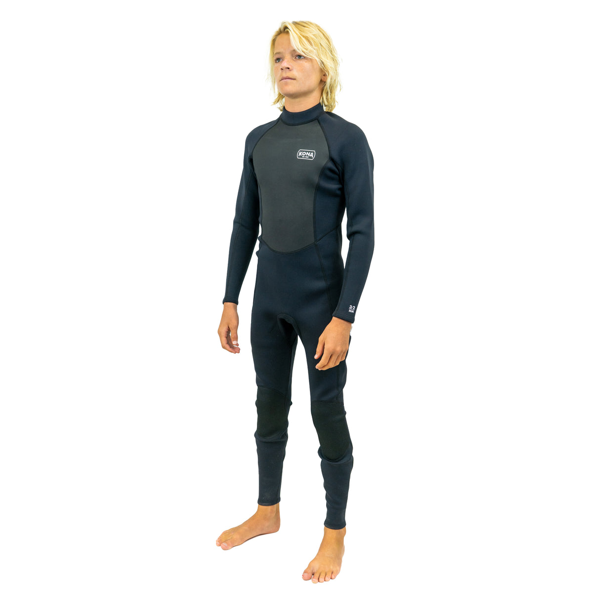 Union 3/2mm Flatlock Backzip Youth Full Wetsuit