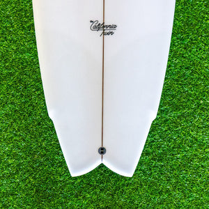 Lost Mr X Mayhem Califonia Twin Surfboard - White