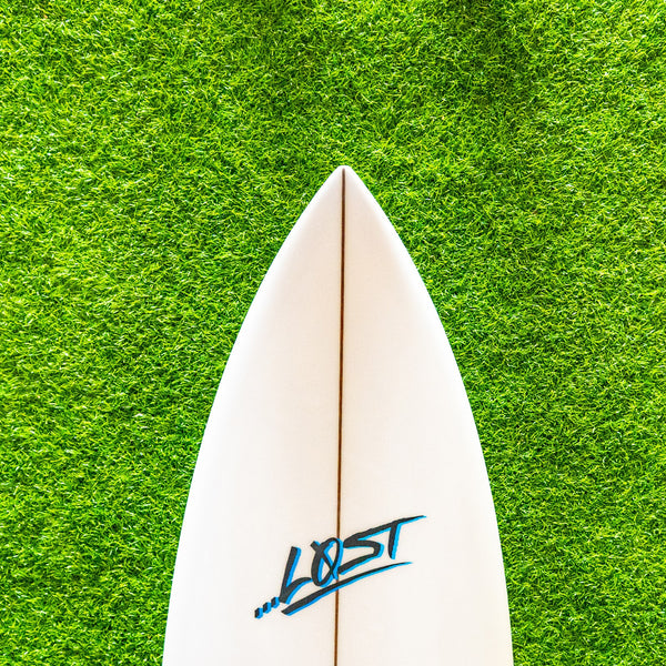 Lost Mr X Mayhem Califonia Twin Surfboard - White