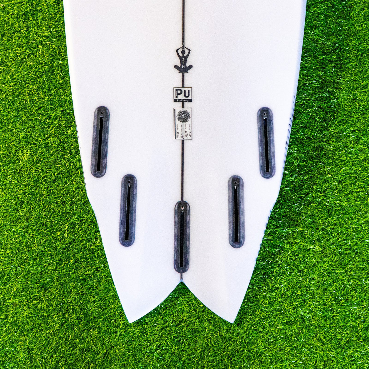 Zen PU Series Surfboard - Clear/Blue