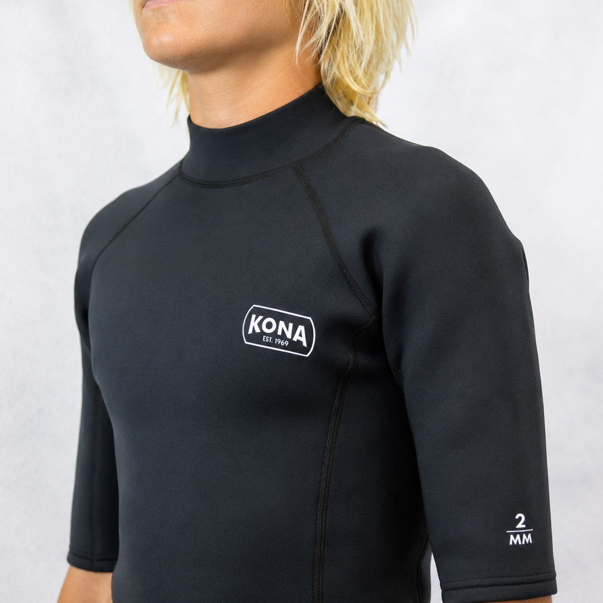 All Day 2MM Neo S/S Jacket Mens Wetsuit Top - Black