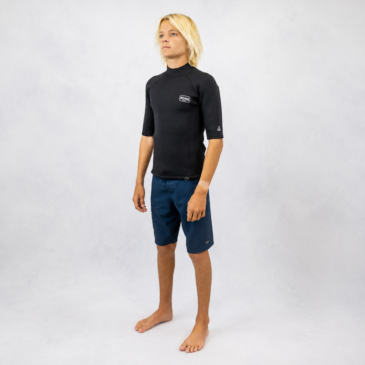 All Day 2MM Neo S/S Jacket Mens Wetsuit Top - Black