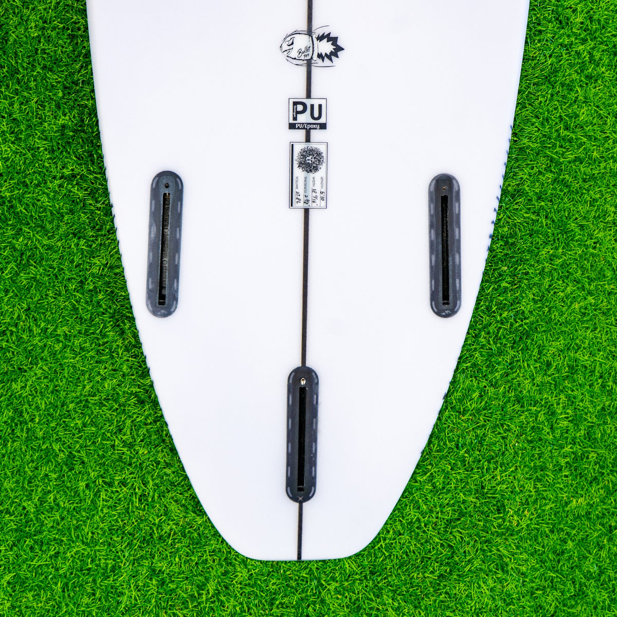 Bullet Pro PU Series Surfboard - Clear/Blue