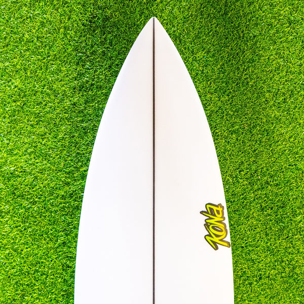 Slingshot Pro PU Series Surfboard - White/Green