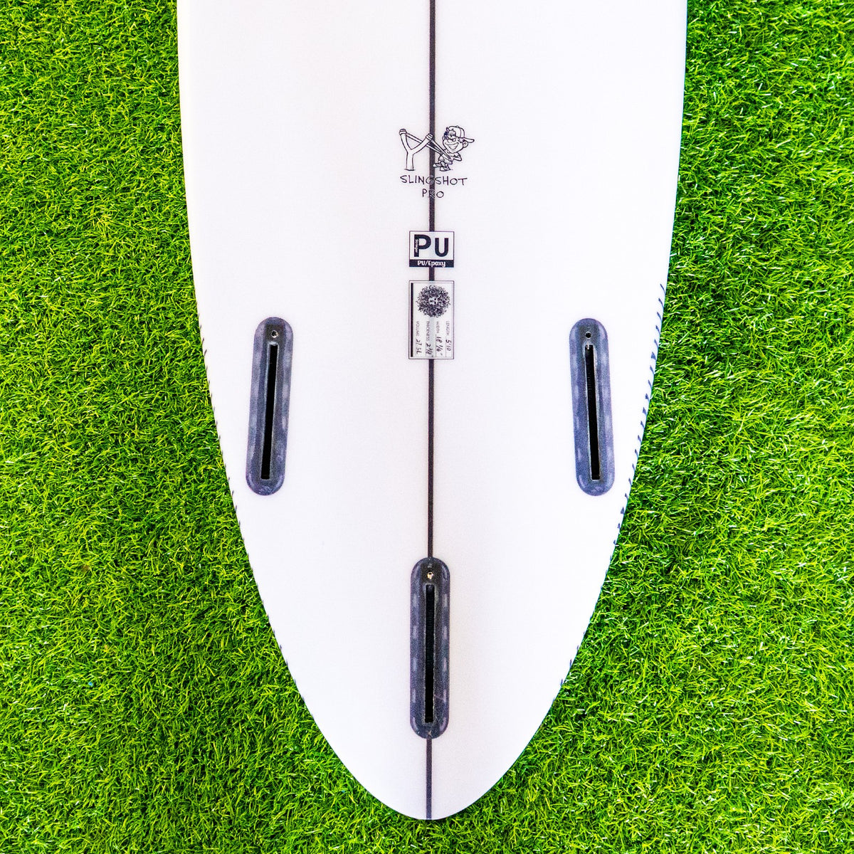 Slingshot Pro PU Series Surfboard - White/Green