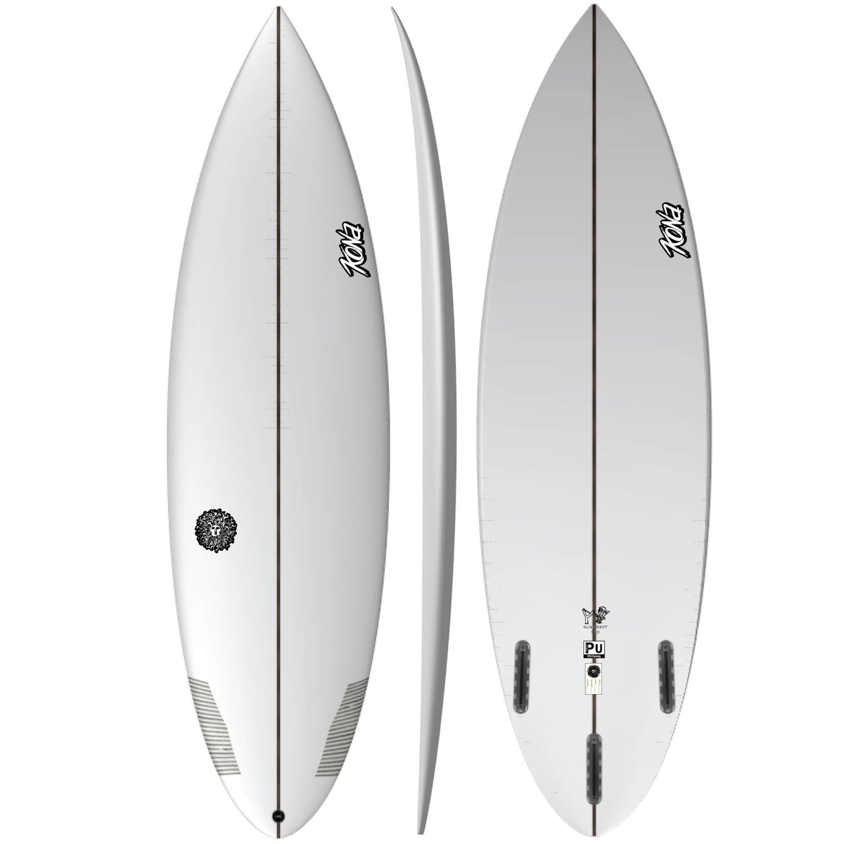 Slingshot Pro PU Series Surfboard - White/White