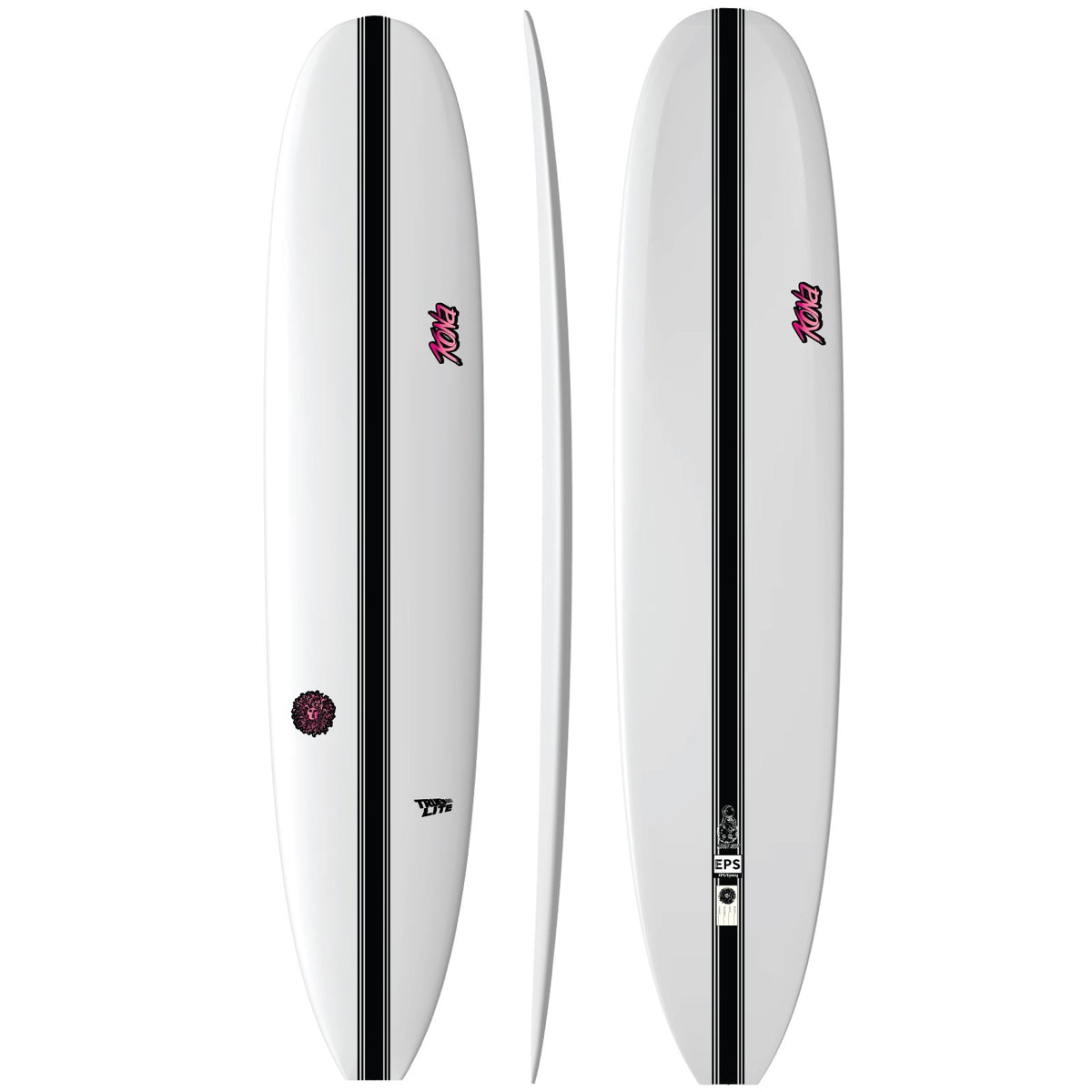 Moonshot EPS Truelite Series Surfboard - Clear/Pink