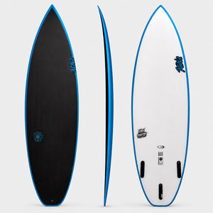 Bullet 2.0 EPS Dark Phantom Series Surfboard - Black/Blue