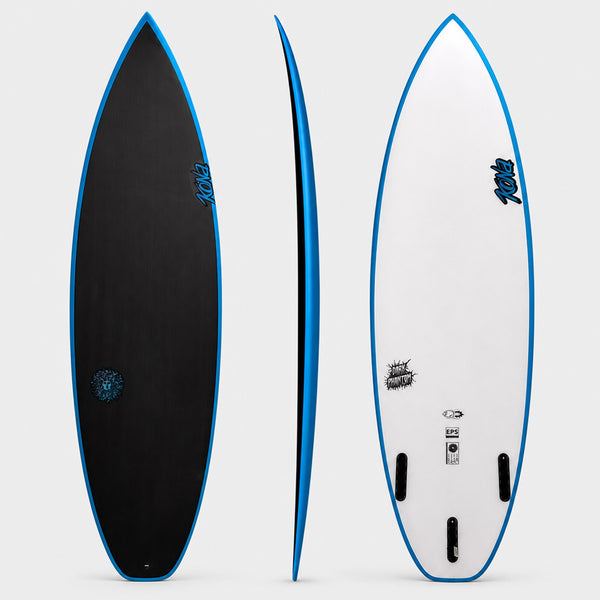 Bullet 2.0 EPS Dark Phantom Series Surfboard - Black/Blue