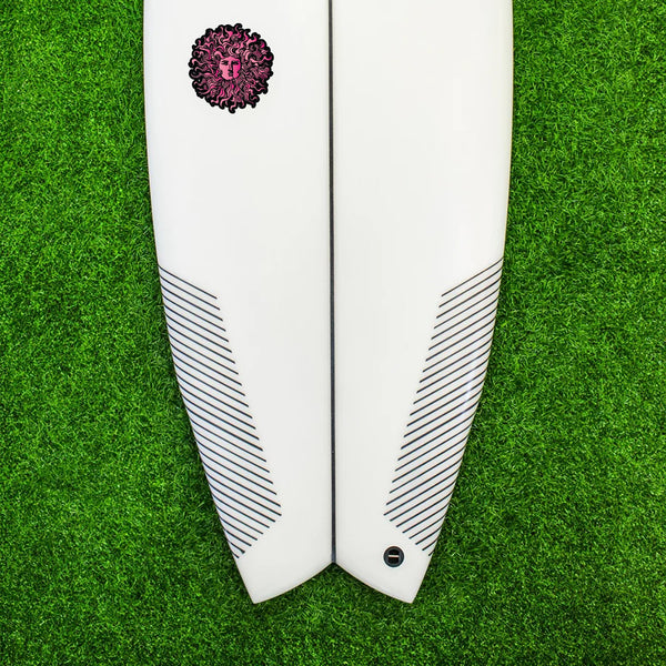 Kai 2.0 PU Series Surfboard - Clear/Pink