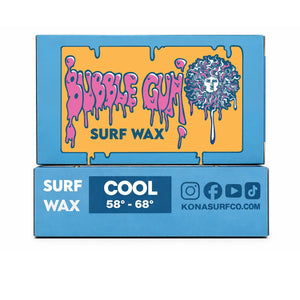 Kona x Bubble Gum 2026 Collab Surf Wax - Cool