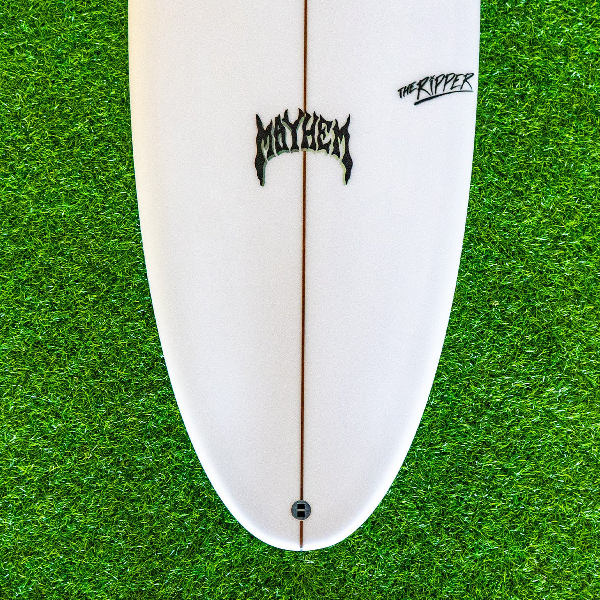 Lost The Ripper Round Surfboard - White/Green