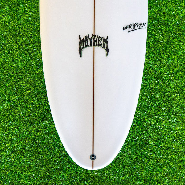 Lost The Ripper Round Surfboard - White/Green