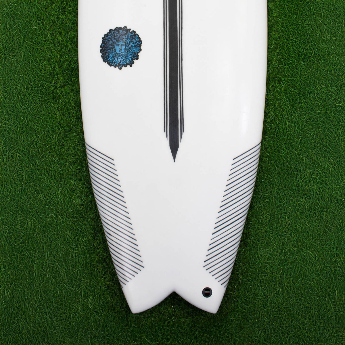 Kai 2.0 EPS Truelite Series Surfboard - Clear/Blue