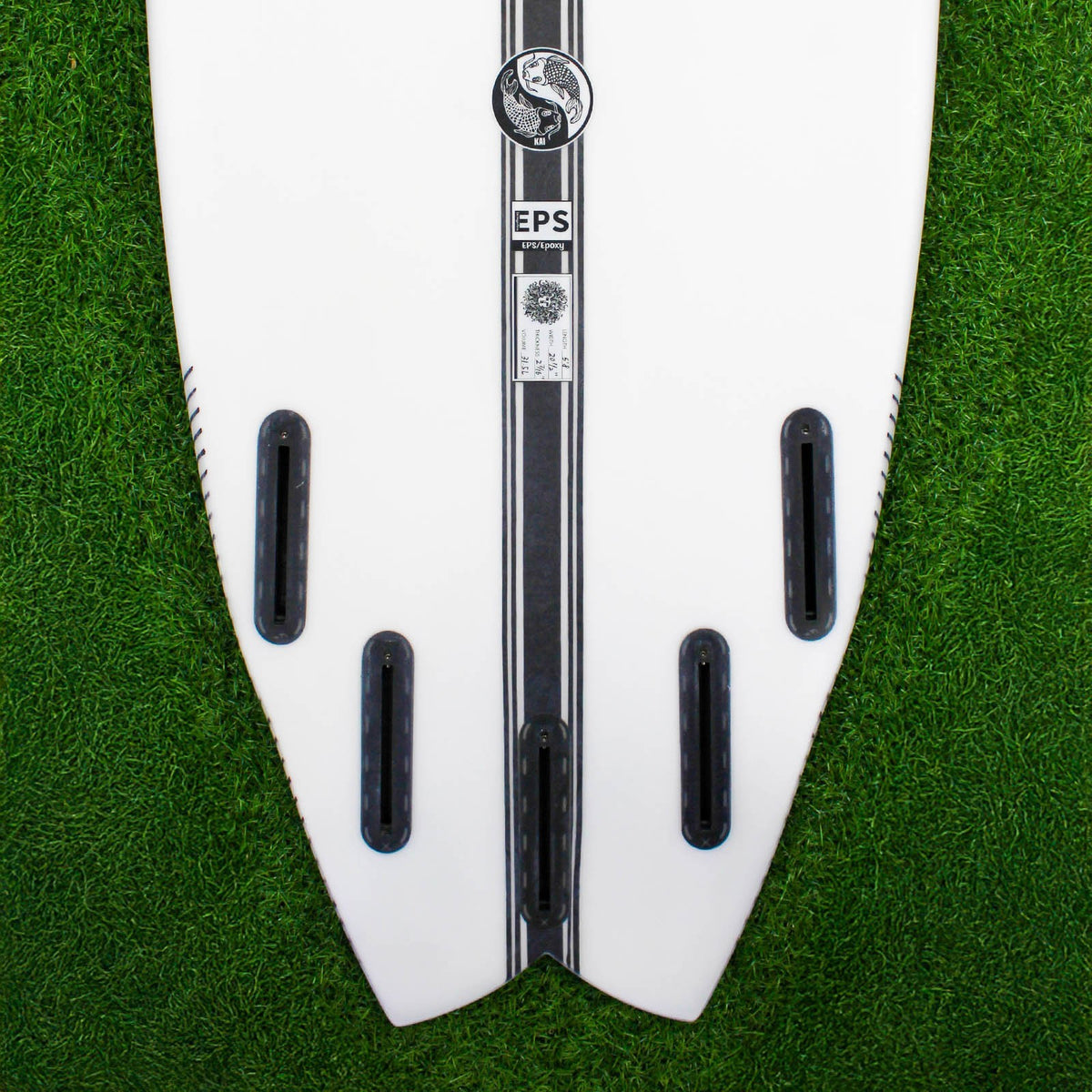 Kai 2.0 EPS Truelite Series Surfboard - Clear/Red